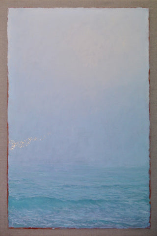 Angus Hampel 'Search' oil on linen 67x45cm