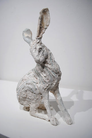 April Young 'Take the First Step' jesmonite and paperclay 37x20x8cm