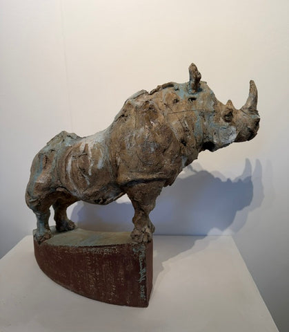 Brendan Hesmondhalgh ‘Large rhino’ H44 x W55 x D17cm