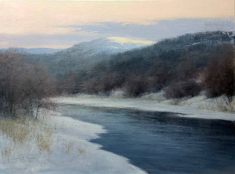 Carina Prigmore 'Last Light' acrylic on canvas 76x101.5cm