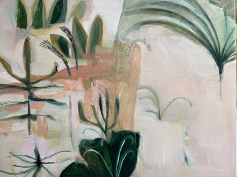 Dana Finch 'Desert Garden' oil on canvas 80x100cm
