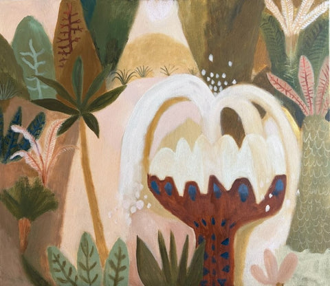 Dana Finch 'From where I stand' oil on canvas 70x80cm