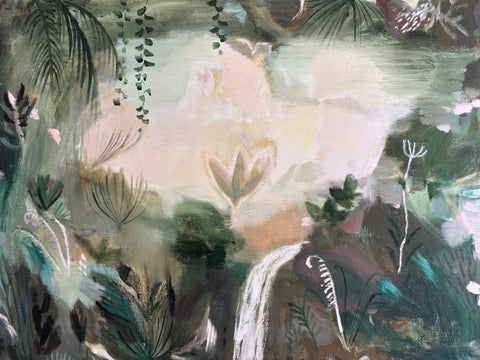 Dana Finch 'Millpool' oil on canvas 80x100cm