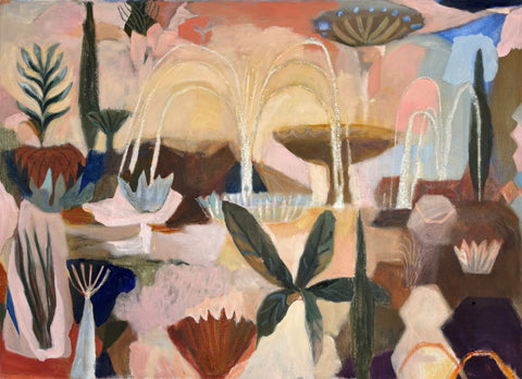 Dana Finch 'Nothing gold can stay' oil on canvas 80x110cm