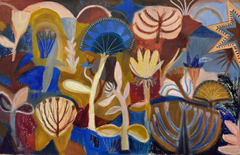 Dana Finch 'Thinking place' oil on canvas 65x100cm