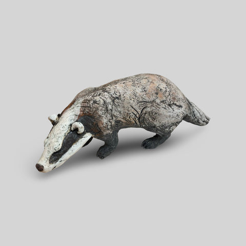 David Cooke 'Badger II' ceramic H12xW28xD11cm