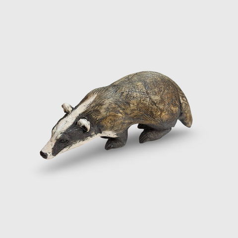 David Cooke 'Badger' ceramic H9xW22xD9cm
