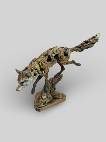 David Cooke 'Fox' (one off) bronze H36xW43xD14cm