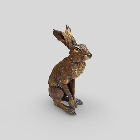 David Cooke 'Hare' ceramic H22xW11xD11cm