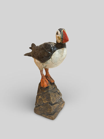David Cooke 'Puffin' ceramic H40xW29xD18cm