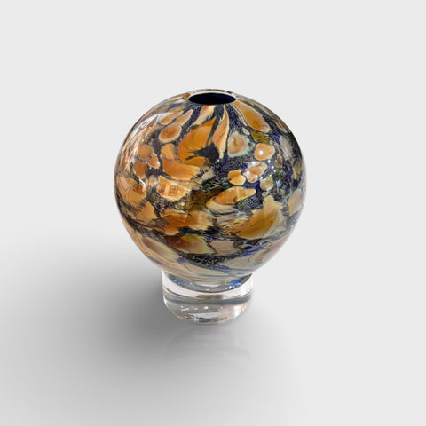 David Flower 'Hydrangea - Medium Ball Vase' glass H17xD14cm