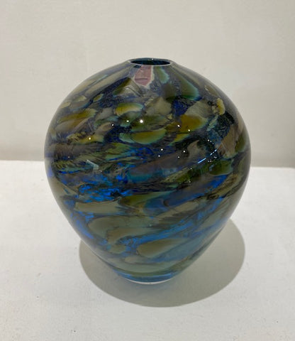 David Flower 'Hydrangea Small/medium Vase' glass H16cm