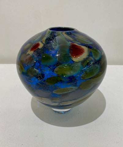 David Flower 'Hydrangea Small Vase' glass H13cm