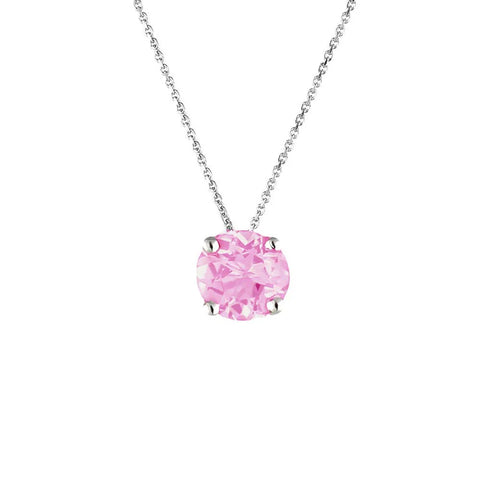 Augustine Jewels ' Sterling Silver Pink Topaz Necklace'