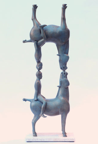 Eoghan Bridge 'Reflection' ceramic  H61 x W21 x D12cm
