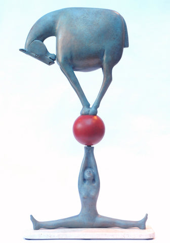 Eoghan Bridge 'The Whole World' ceramic  H69 x W38 x D15cm