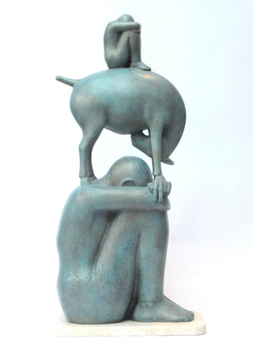 Eoghan Bridge 'Landscape of a Dream' ceramic H54cm