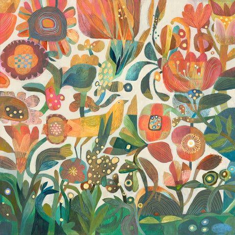 Esté MacLeod 'Lieu de Reve' acrylic on canvas 70x70cm