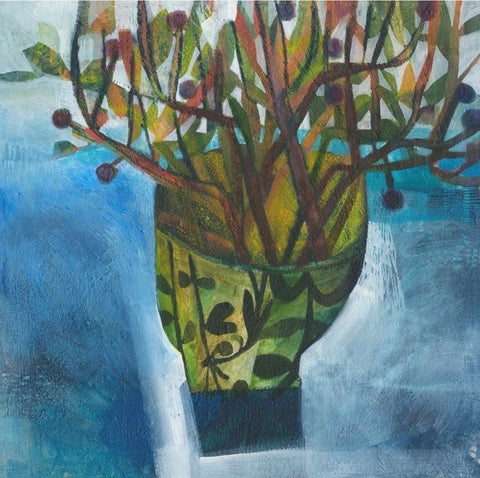 Esté MacLeod 'Lydeard' acrylic on canvas 40x40cm