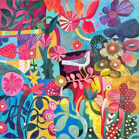 Esté MacLeod 'Nemours' acrylic on canvas 60x60cm