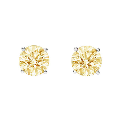 Augustine Jewels ' Sterling Silver Citrine Stud Earrings'