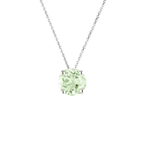 Augustine Jewels ' Sterling Silver Green Amethyst Necklace'