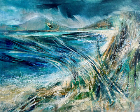 Fiona Matheson 'The Wild Garden' oil on acrylic 80x100cm