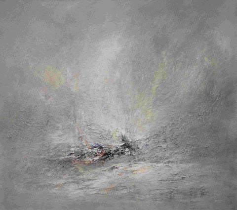Adrian Walker 'For Better Days' oil on canvas 102x90cm