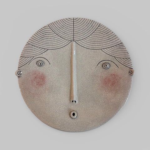 Guy Routledge 'Small Face Plate I' ceramic D26cm