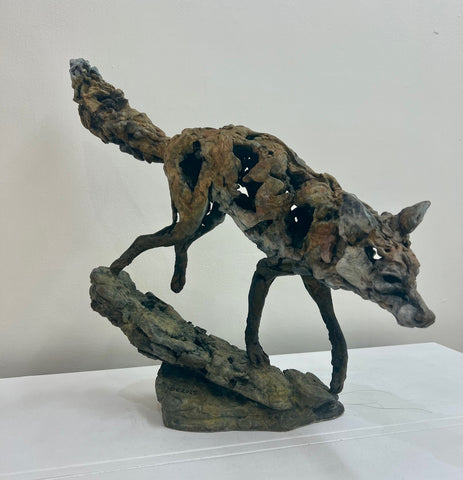 David Cooke 'Fox' bronze H37cm