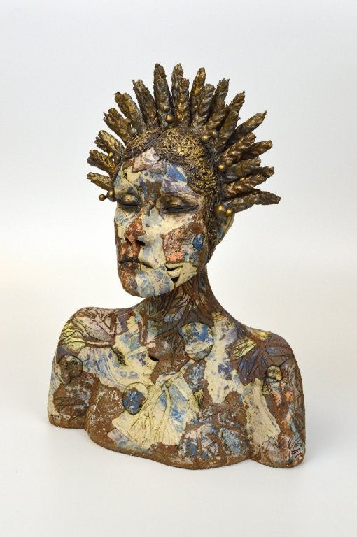 Helen Nottage 'Demeter' ceramic 32x23x13cm