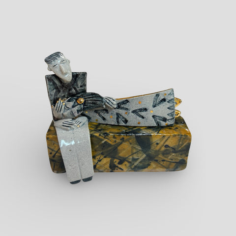 Helen Martino ‘Cuddle’ (139) ceramic H10xW12xD6cm