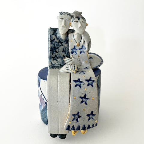 Helen Martino 'Dreamers' ceramic H16xW11xD12cm