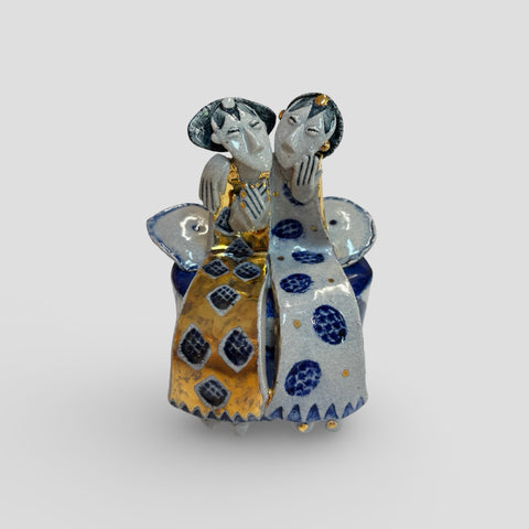 Helen Martino ‘Friendship’ (141) ceramic H10.5xW9xD9cm