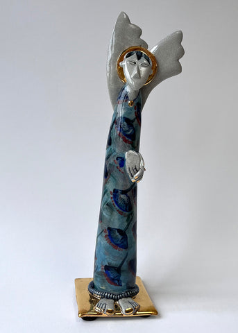 Helen Martino 'Kind Angel' ceramic H28xW9xD7cm