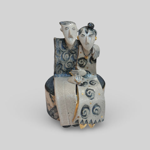 Helen Martino 'Sweethearts' ceramic 11x8x8cm