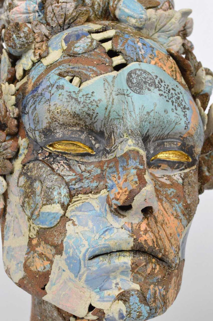 Helen Nottage 'Faun' ceramic 35x28x33cm