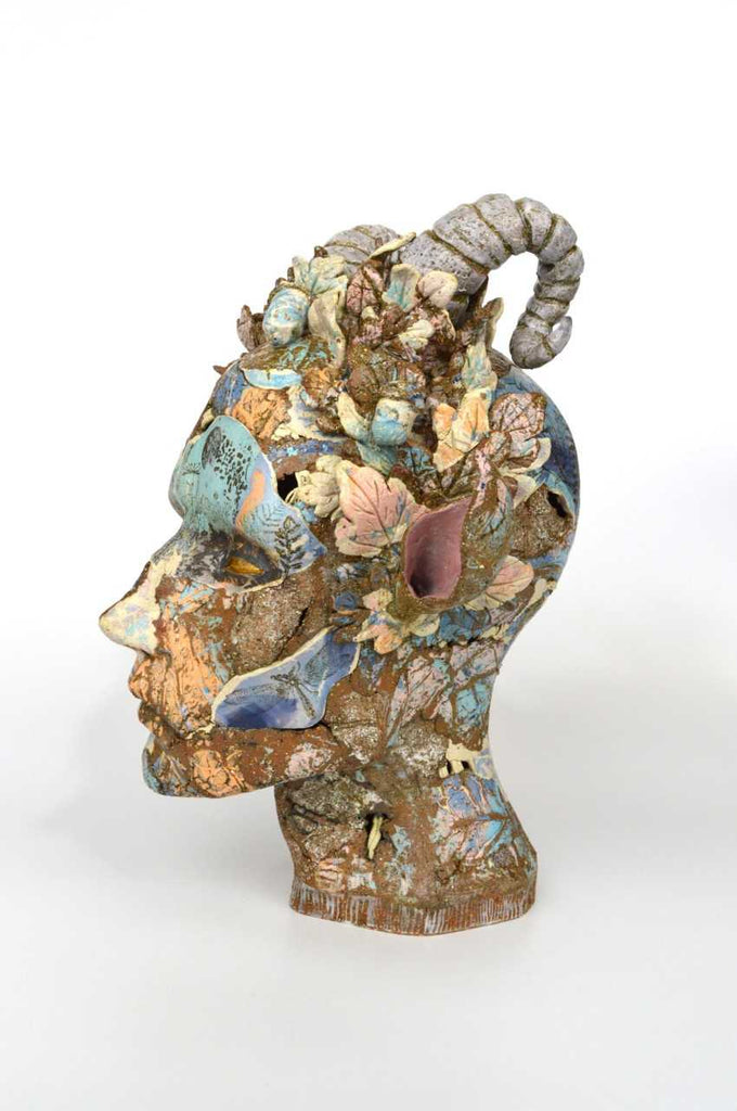 Helen Nottage 'Faun' ceramic 35x28x33cm