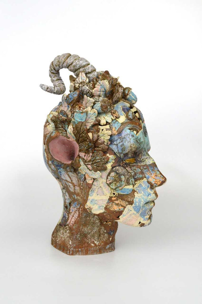 Helen Nottage 'Faun' ceramic 35x28x33cm