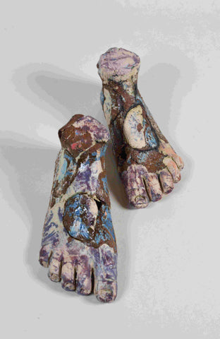 Helen Nottage 'Miniature Feet I' 5x9x12cm