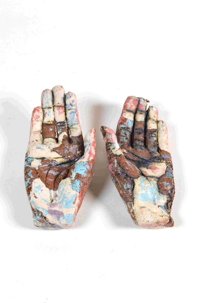 Helen Nottage 'Miniature Hands I' 11x11x3cm