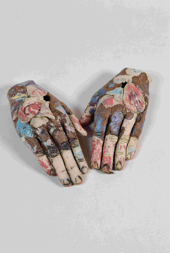 Helen Nottage 'Miniature Hands I' 11x11x3cm