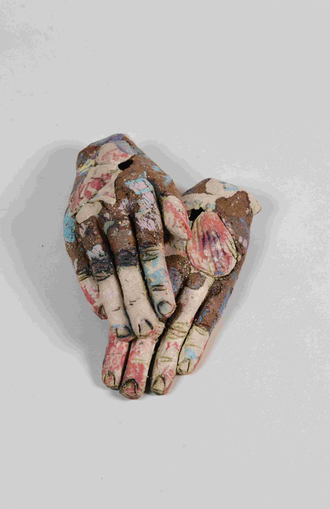 Helen Nottage 'Miniature Hands I' 11x11x3cm