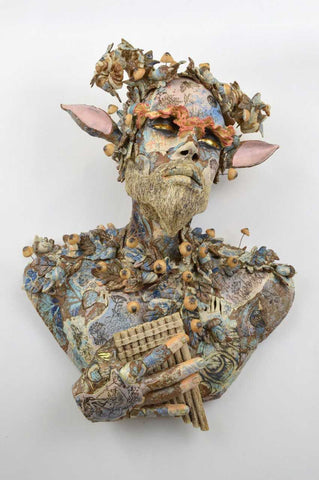 Helen Nottage 'Pan' ceramic 58x46x23cm