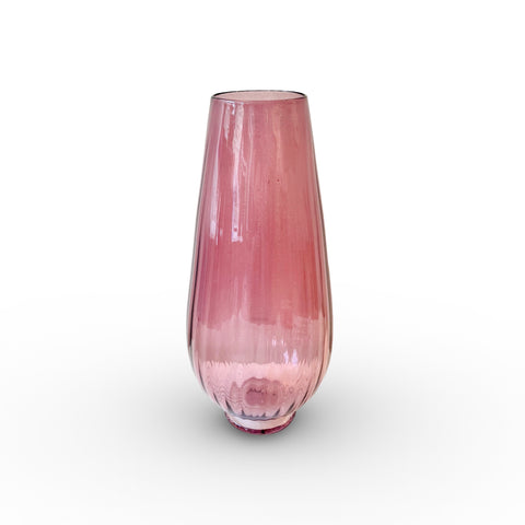 Bob Crooks 'Optix Vase' Glass H32cm