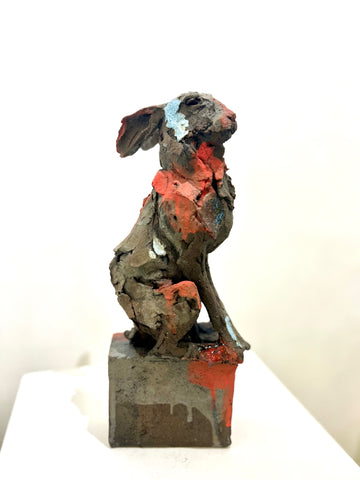 Brendan Hesmondhalgh 'Hare II' Ceramic H40cm