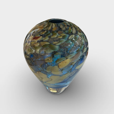 David Flower 'Hydrangea Ovoid Vase' glass H25xD21cm