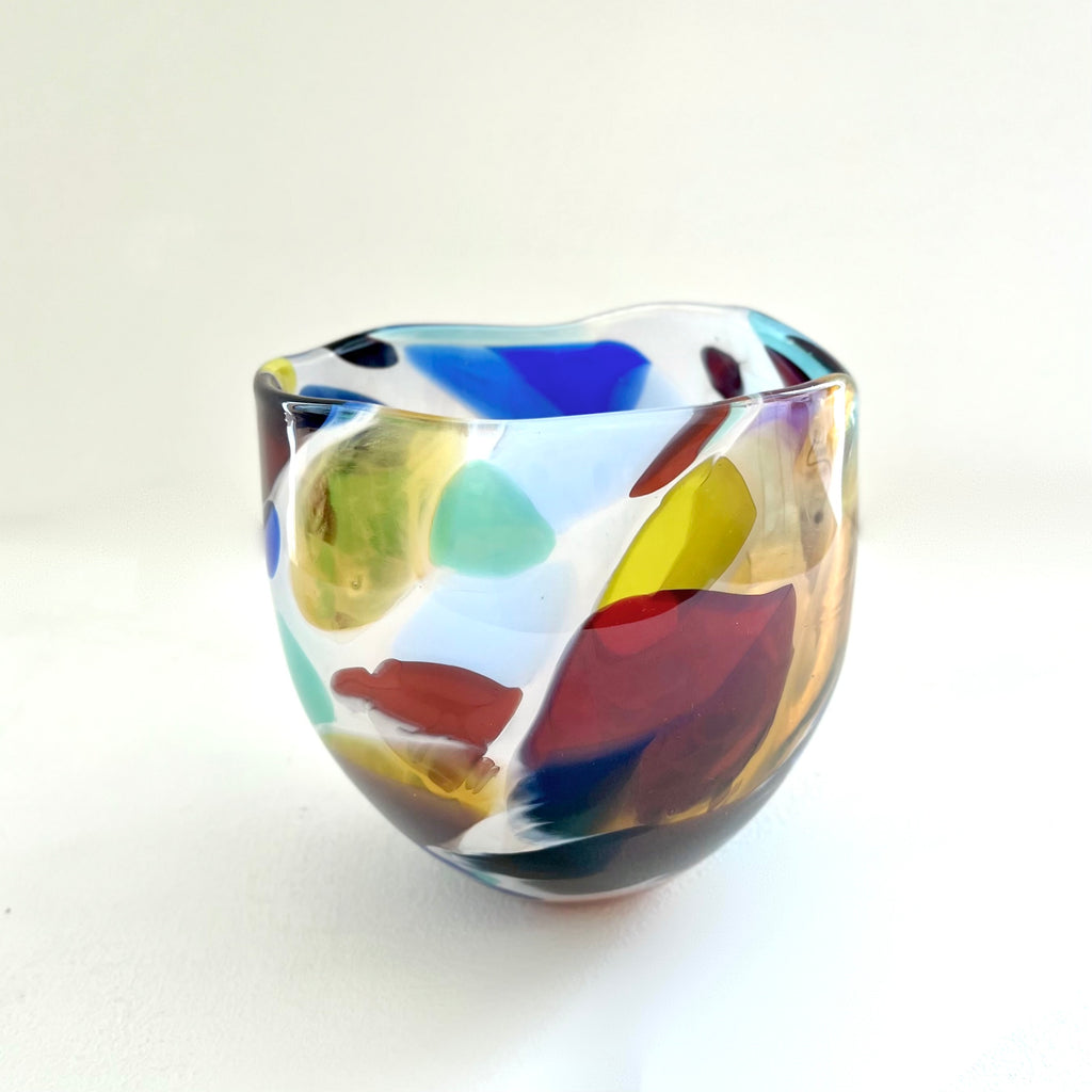 Richard Shakspeare 'Nougat Bowl' glass H14.5cm