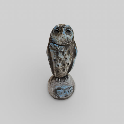 Jack Durling 'Snowy Owl' ceramic H12cm