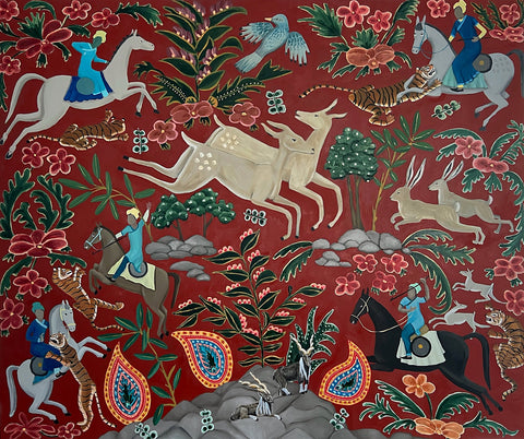 Jazzy Westinghouse 'Banka Mundi' oil on birch panel 120x10ccm